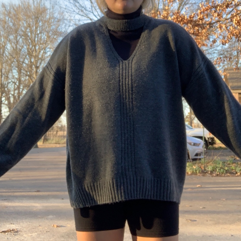 Boutique Keyhole Sweater